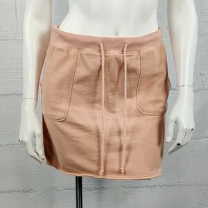 Saturday Sunday Anthropologiw Terry  Drawstring Skirt